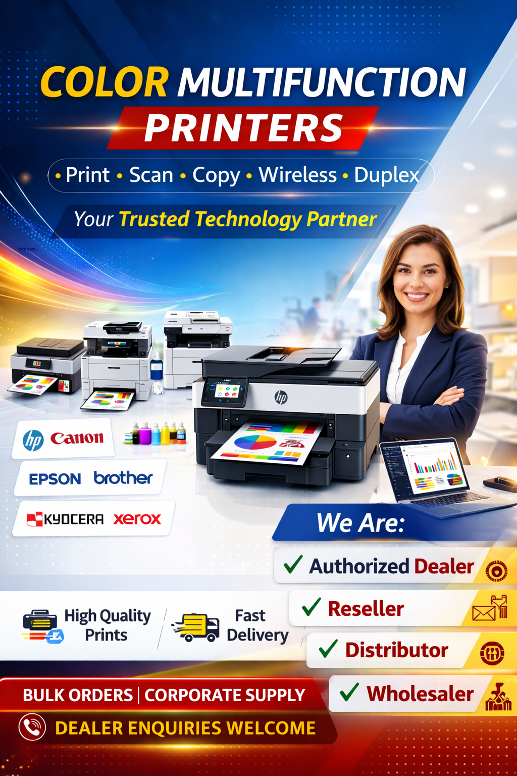 Colour Multifunction Printer Dealer India