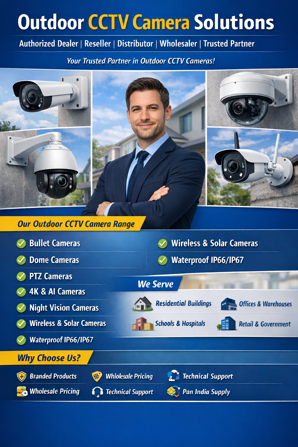 Bullet Outdoor CCTV Camera India
