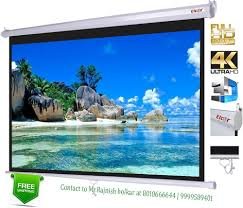 Matte White Insta Lock Projector Screens India