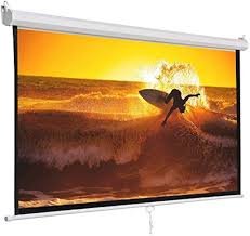 Professional Insta Lock Projector Screens, Manual Pull-Down Solutions India