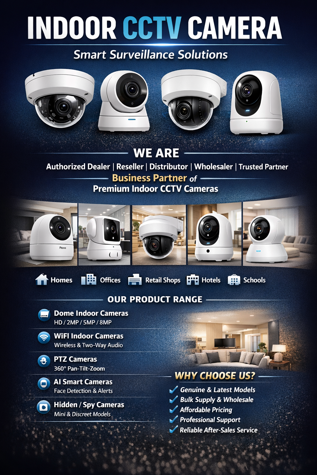 Smart Indoor CCTV Camera India