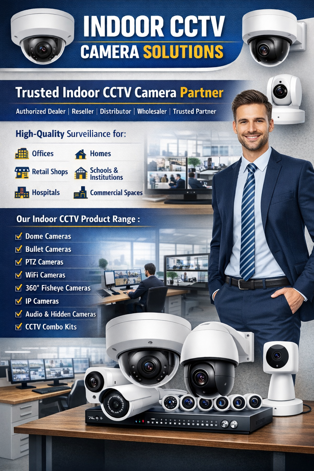 IP Indoor CCTV Camera India