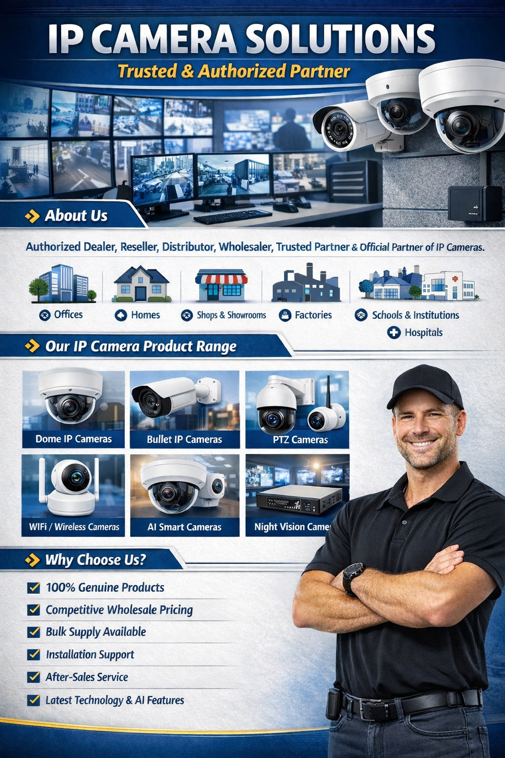 Command Center IP Camera Surveillance Systems