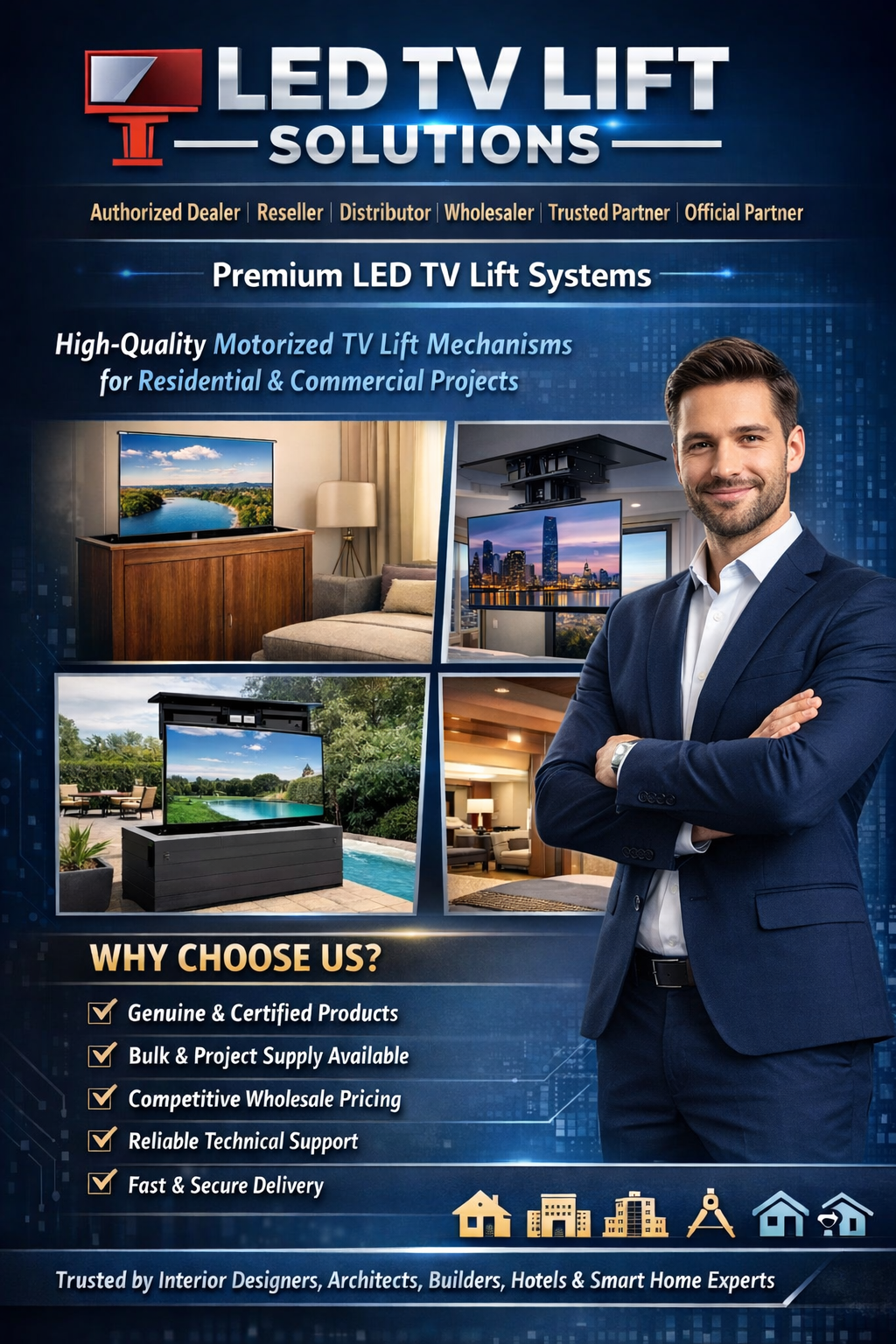 Motorized LED TV Lift India