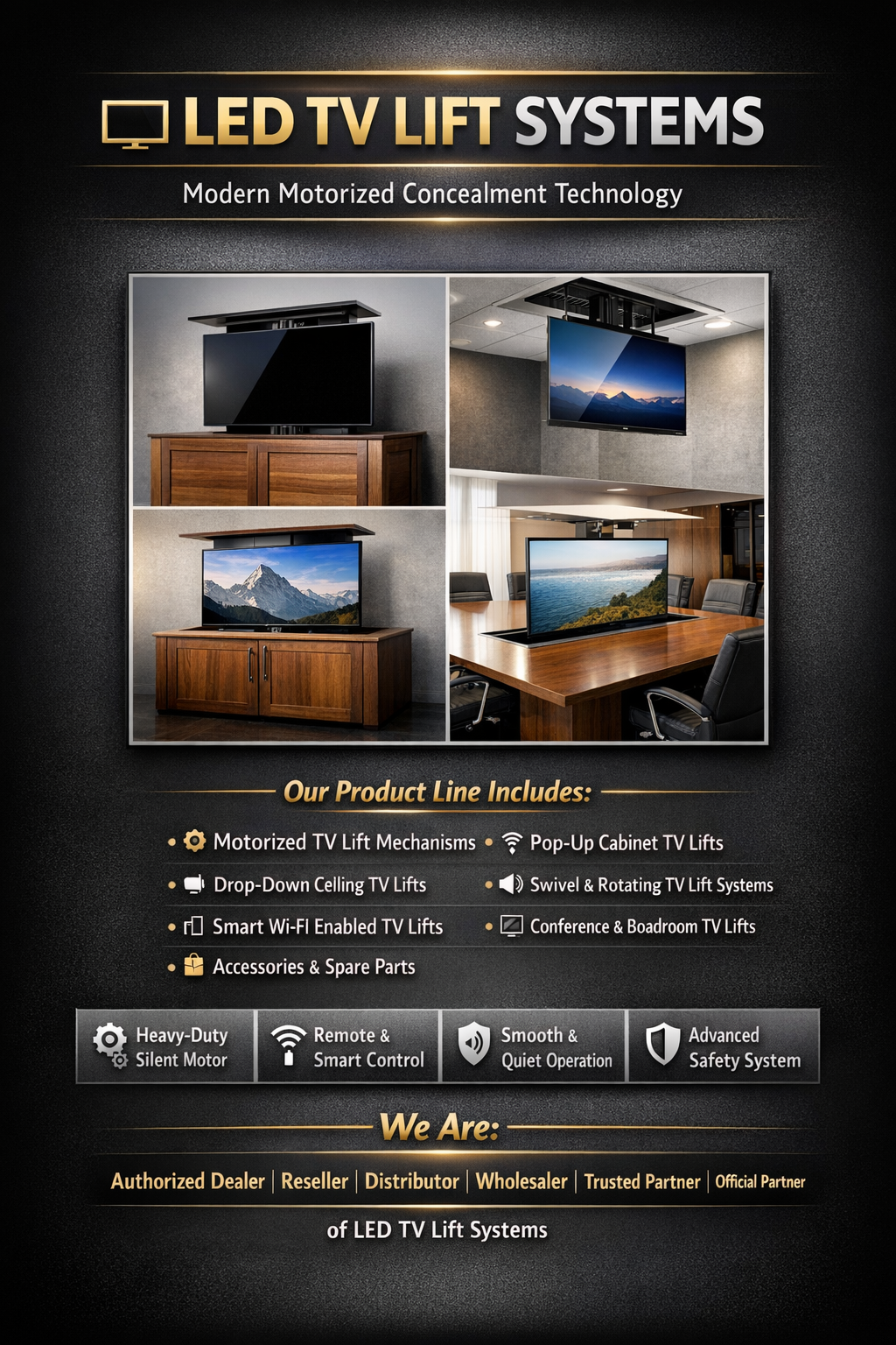 Ceiling Flip Down TV Lift India