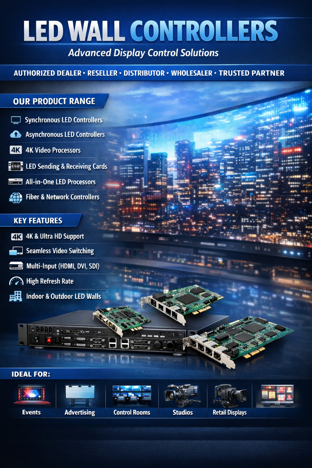 Command Center LED Wall Controller Systems