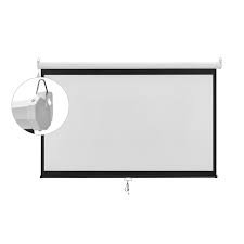 High Gain Manual Projector Screens, 4K Compatible Range India