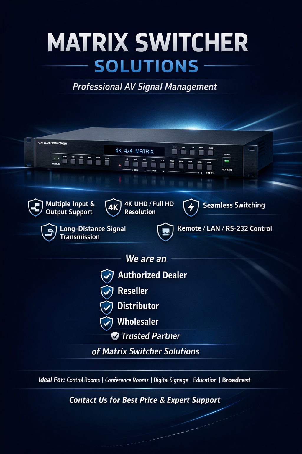 4K Matrix Switcher India