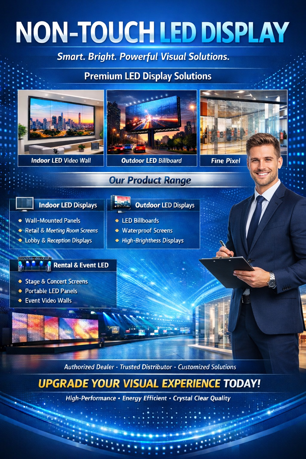 Non-Touch LED Display Dealer India