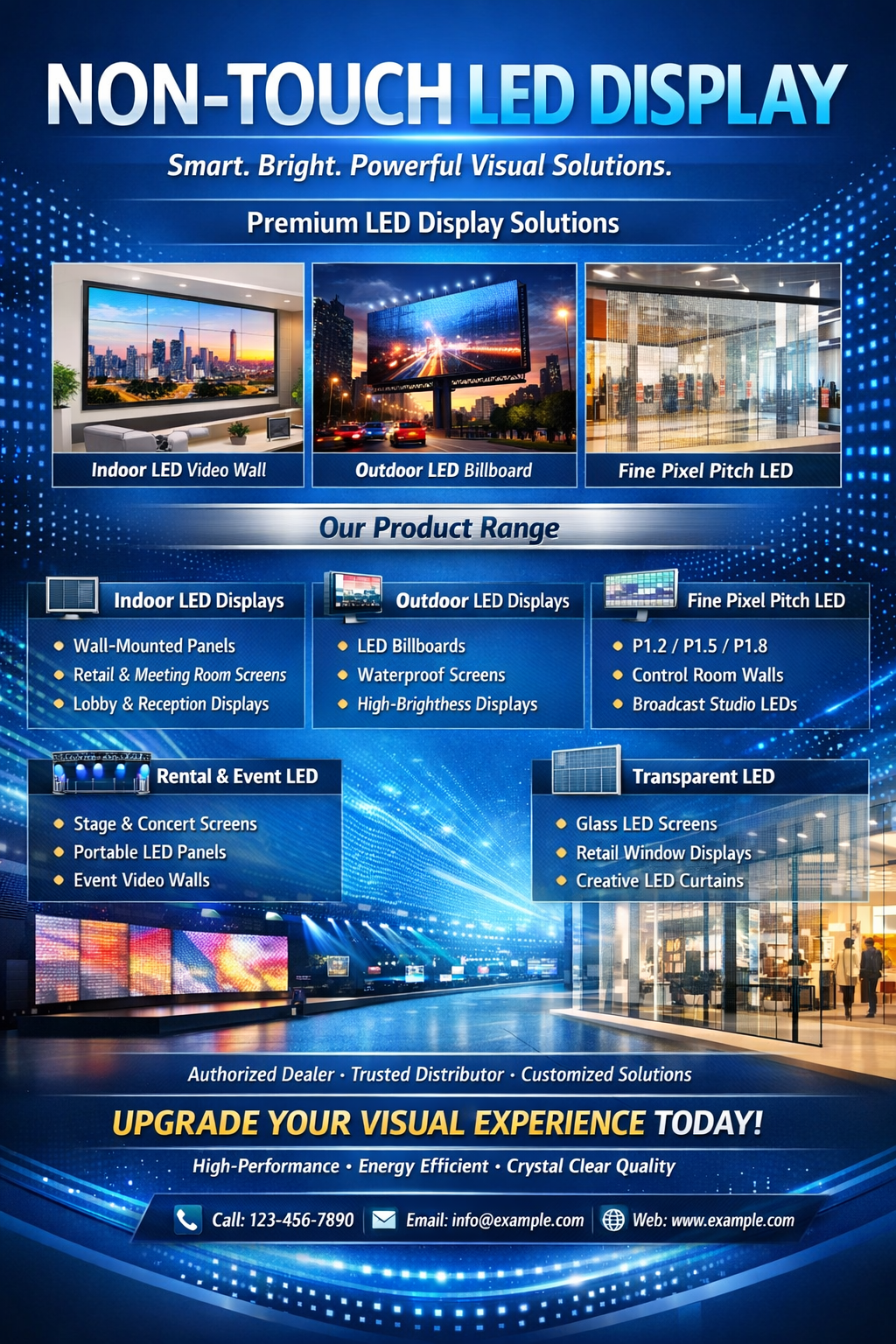 Fine Pitch Non-Touch LED Display India