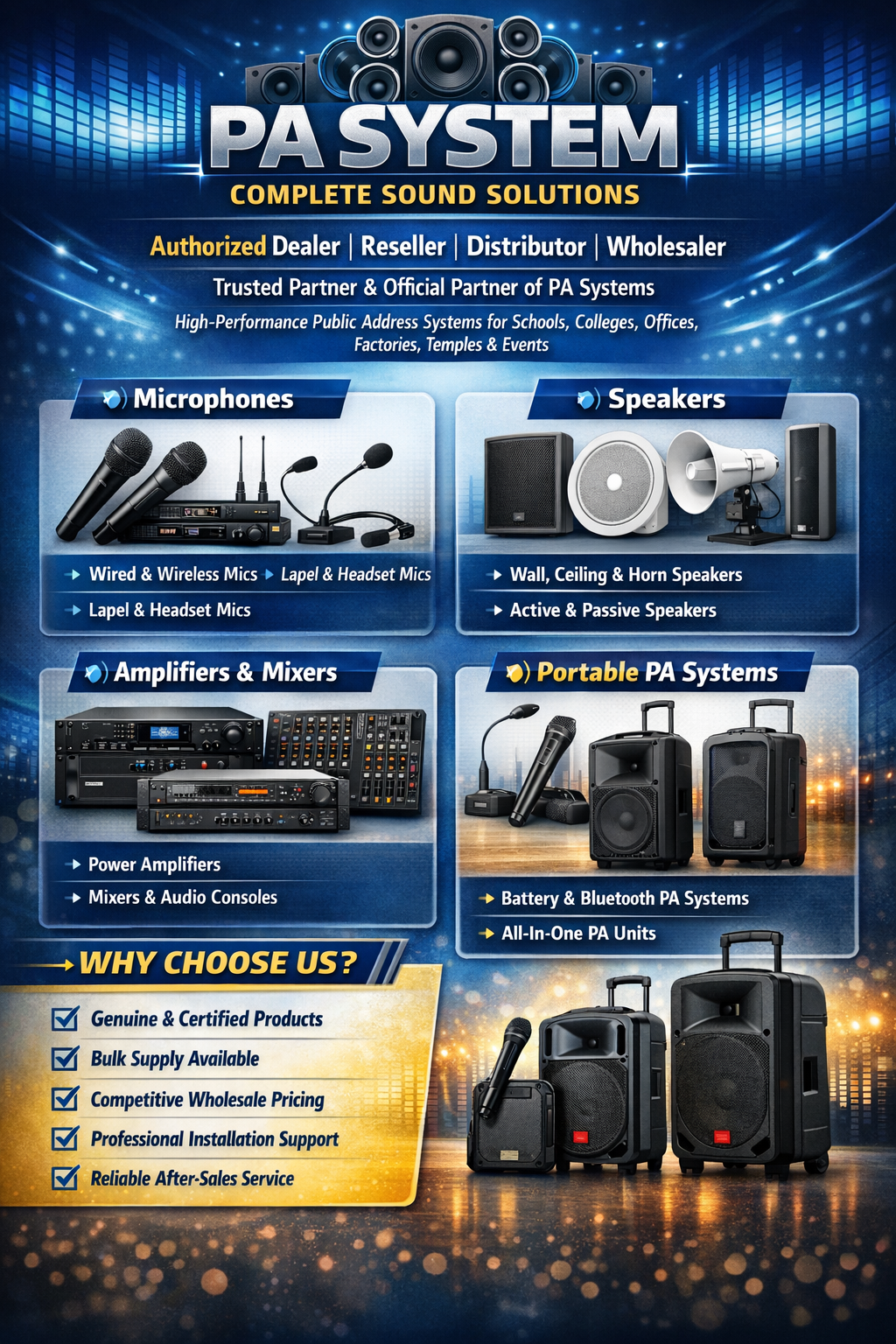 Public Address PA System India