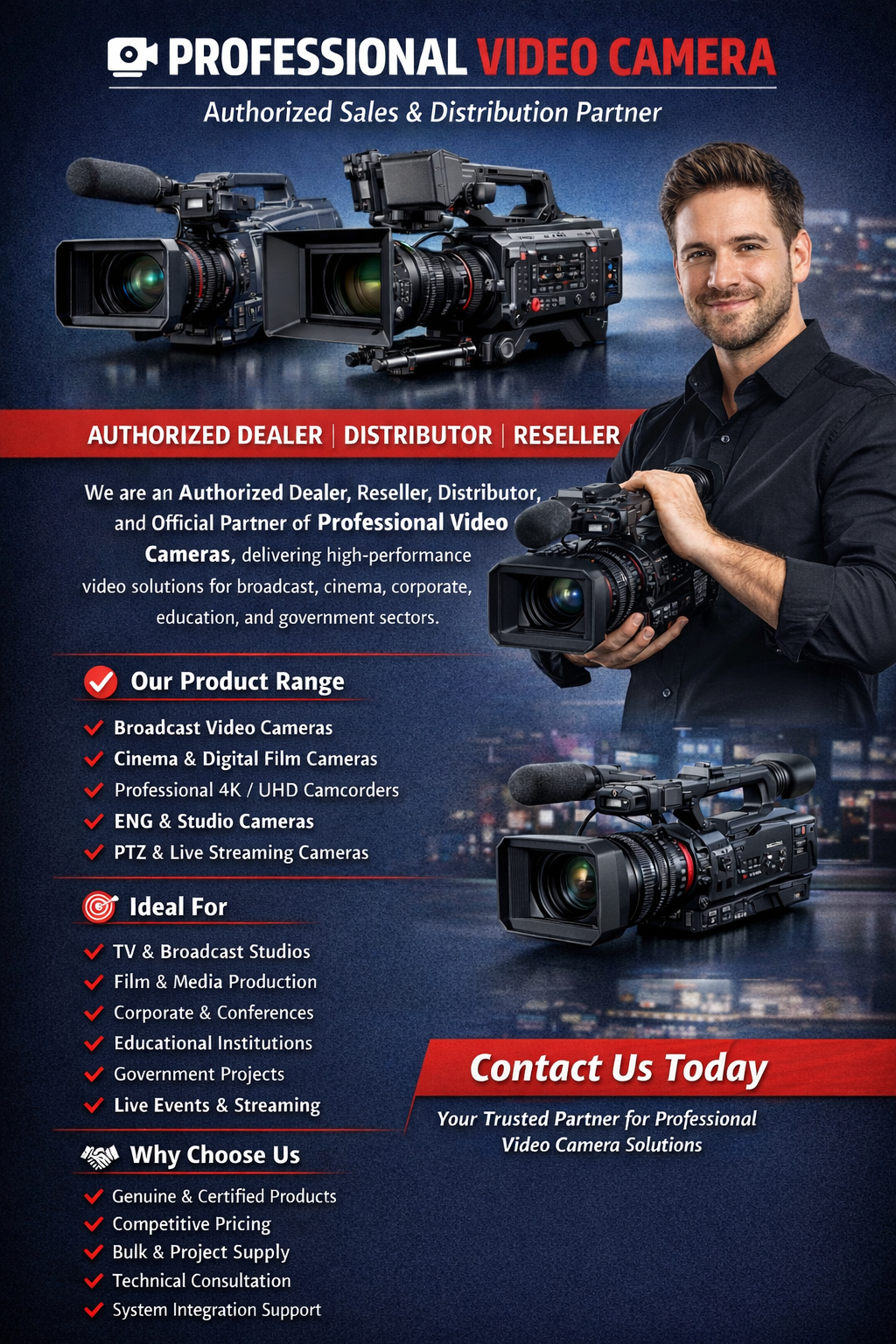 Broadcast & Government Teleprompter Systems