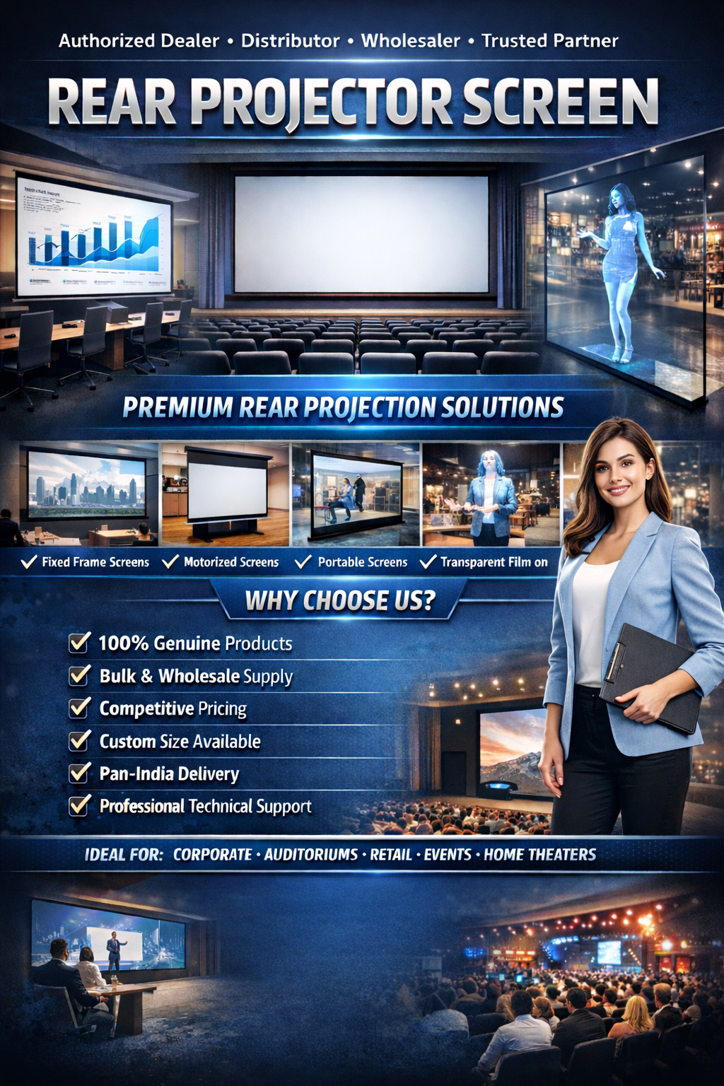 Holographic Rear Projection Display Systems India