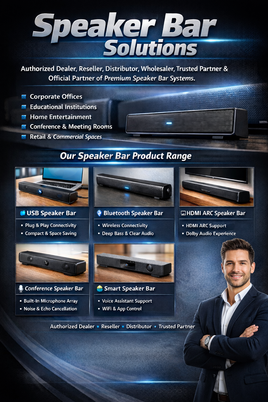 Command Center Speaker Bar Systems