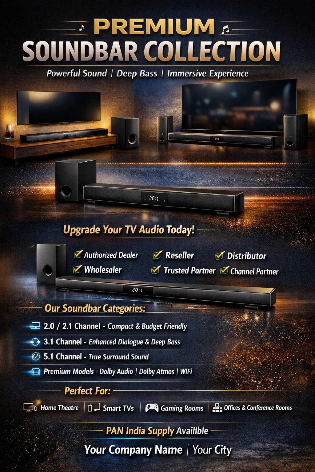 Wireless Surround Soundbar India