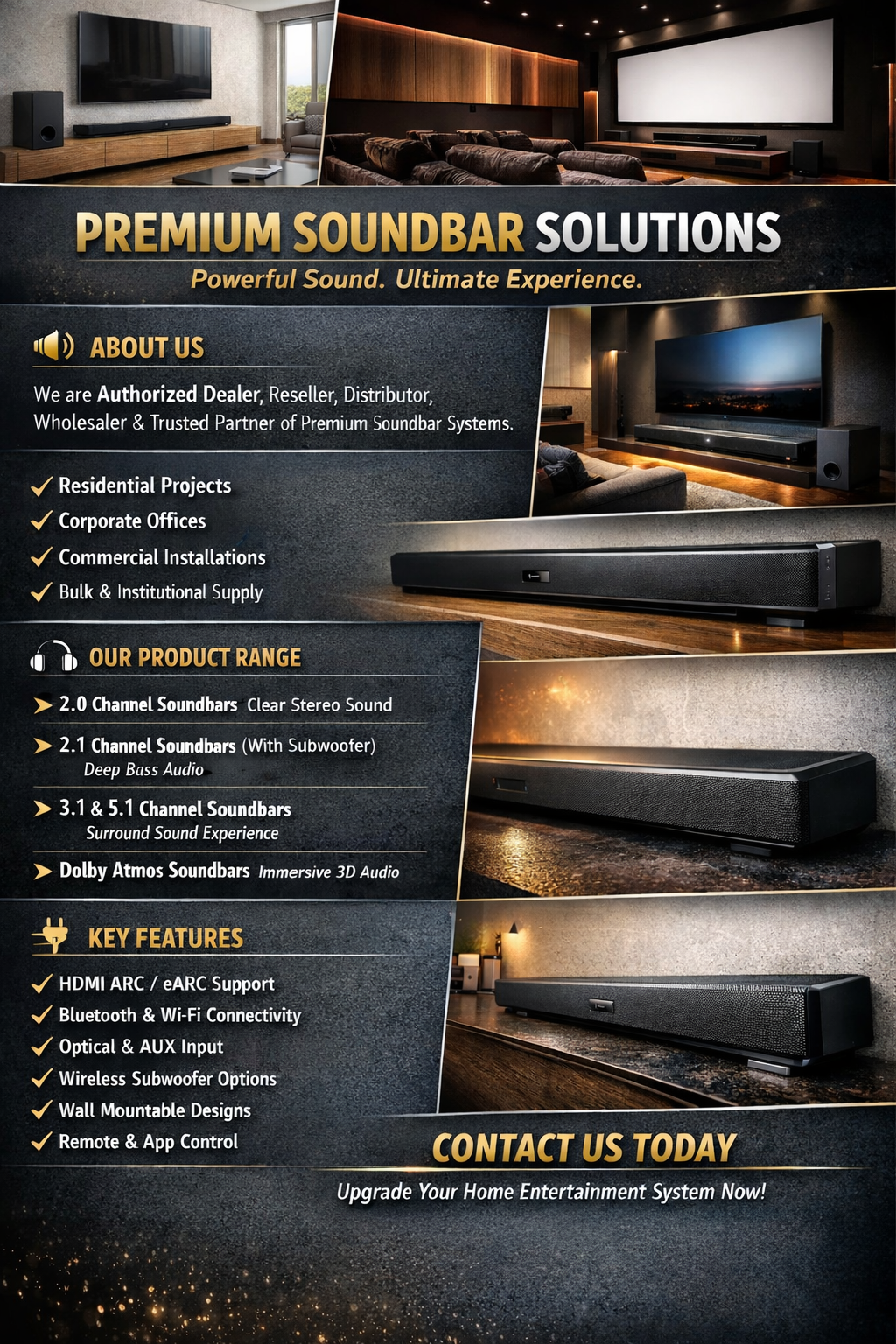 GeM Registered Soundbar Supplier India