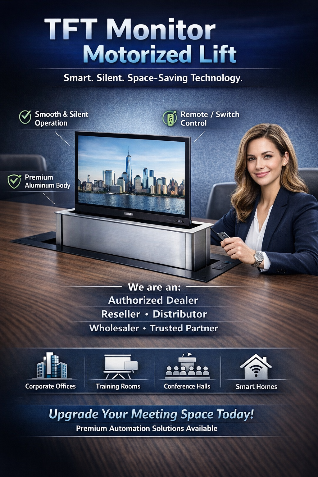 TFT Monitor Motorised Lift Dealer India