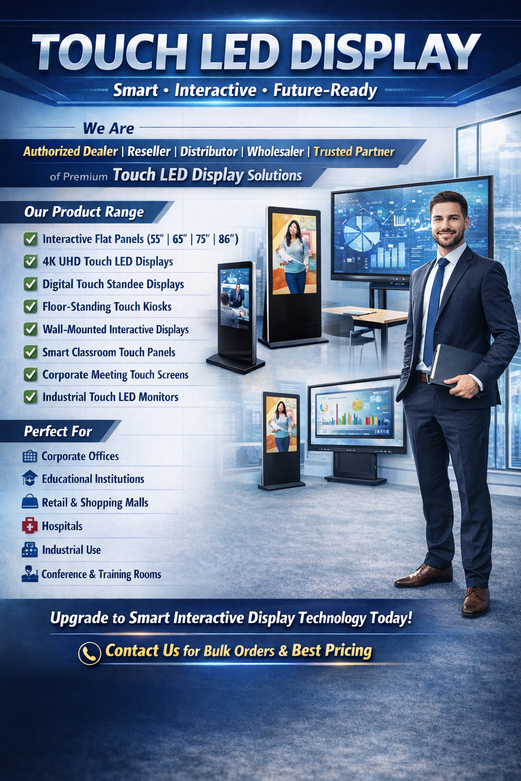 Interactive Touch LED Display India